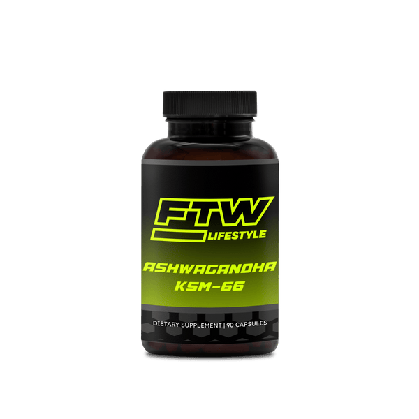 Ashwagandha KSM - 66 - 90 Capsules - FTW Lifestyle