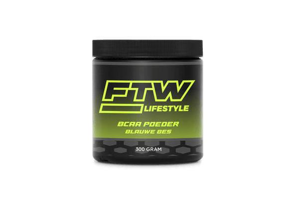 BCAA Poeder Blauwe Bes - 300 Gram - FTW Lifestyle